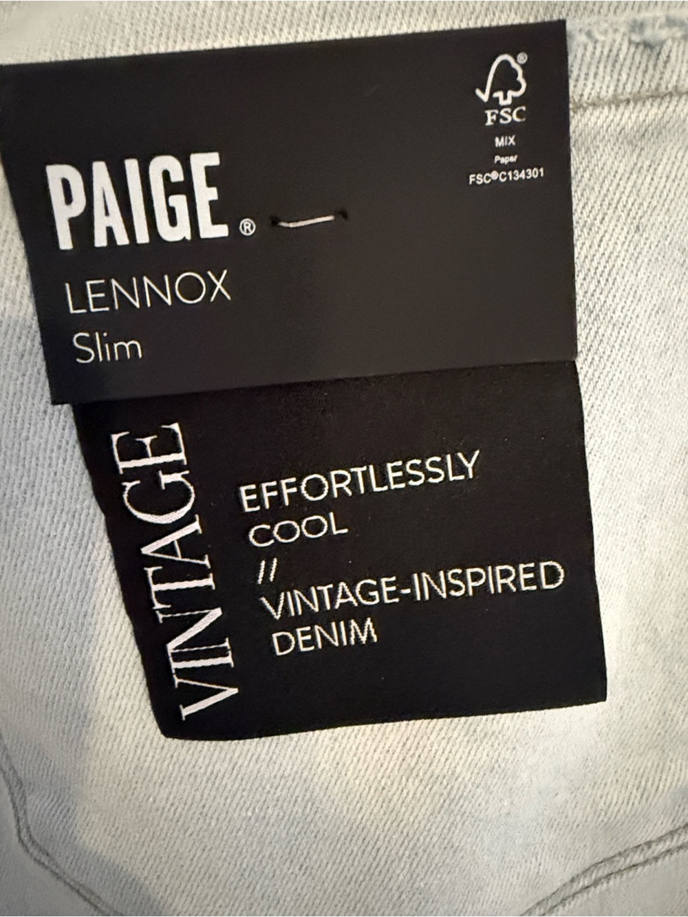 NWT PAIGE Lennox Vintage Inspired Slim Straight Distressed Jeans 31 Light Wash - Picture 7 of 10